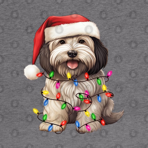 Christmas Havanese by Chromatic Fusion Studio